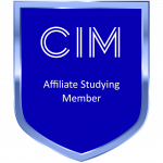 CIM affiliate studying member - digital badge